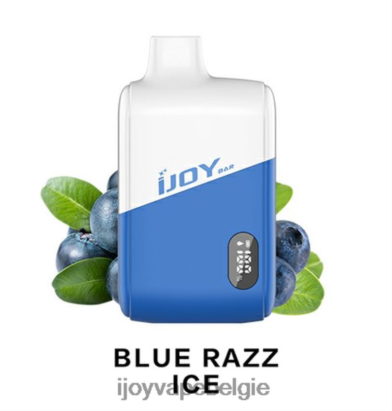 iJOY Disposable Vape Flavors - iJOY Bar IC8000 wegwerpbaar L64D02179 blauw razz-ijs