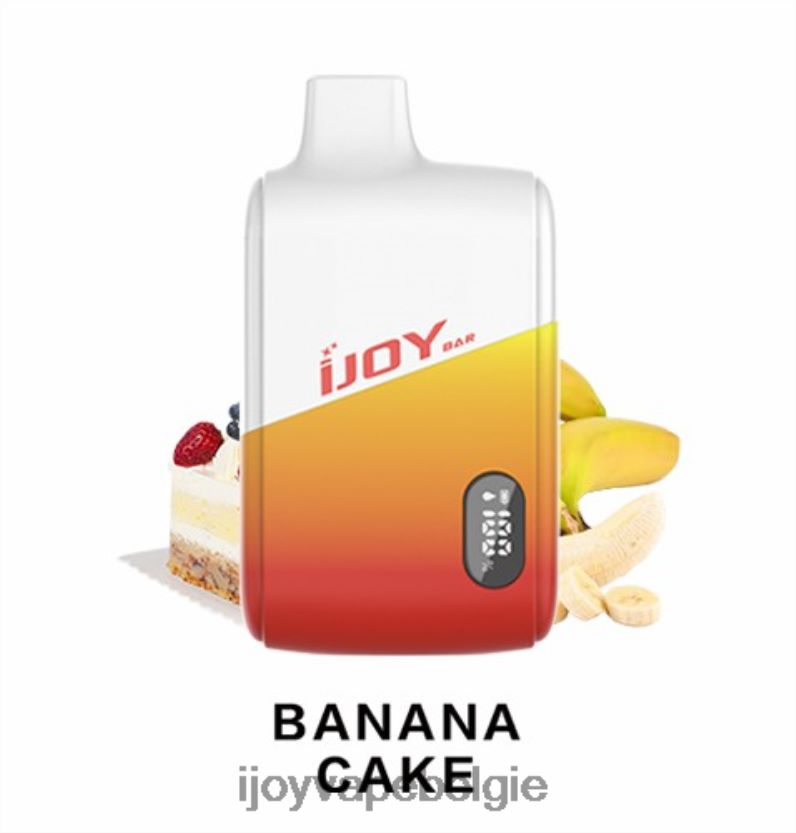 iJOY Vape Flavors - iJOY Bar IC8000 wegwerpbaar L64D02176 bananen taart